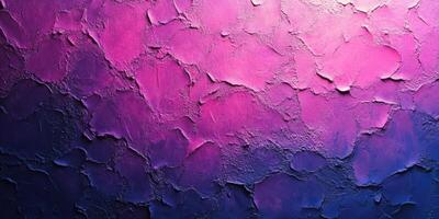 Vibrant textured wall with gradients of purple and blue at an art installation in a creative space photo