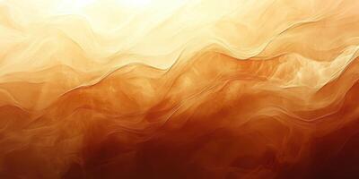 Abstract representation of warm hues flowing in smooth waves creating a peaceful atmosphere photo