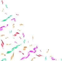 Explosion of color confetti. Shiny flying pieces of foil. A festive background for a carnival and postcards for parties. illustration. vector