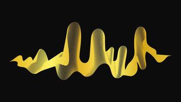 backdrop with luxury golden waves vector