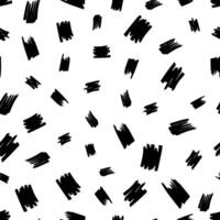Seamless pattern with black marker vector