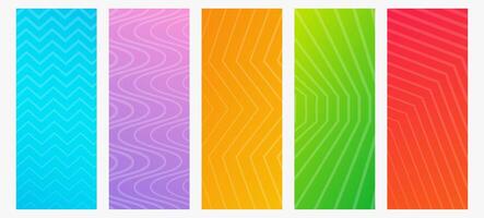 modern gradient backgrounds with lines. Header banner. Bright geometric abstract presentation backdrops. illustration vector