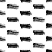 pattern with dark hand drawn scribble smear on white background. Abstract grunge texture. illustration vector