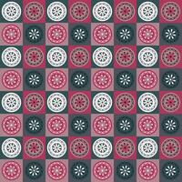 colorful flower pattern vector