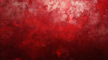 Red grunge background ideal for websites, blogs or marketing campaigns, showing a textured wall and a vignette effect photo