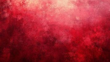 Red grunge background with elegant texture and soft lighting creating a dramatic effect photo
