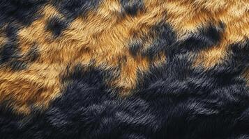 A textured background showcases a blend of dark and golden-hued fibers, creating a rich, organic pattern with depth and visual interest. photo