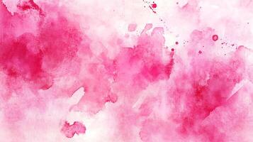 An abstract watercolor painting creates a soft, ethereal effect with its flowing pink pigments and washes, a dreamy aesthetic for design projects. photo