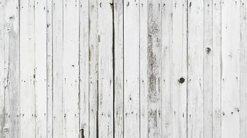 Weathered white planks create a textured backdrop. Evokes rustic charm and vintage aesthetics. Ideal for various creative designs. photo