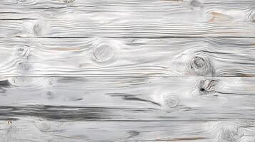 A close-up of painted wooden planks. The rough texture of the wood grain is clearly visible, adding depth and character to the surface. photo