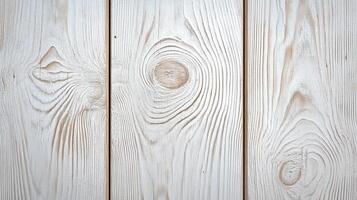 Close-up of whitewashed wooden planks showcases intricate grain patterns and textures, ideal for rustic or natural design elements. photo