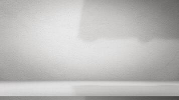 Empty grey cement wall floor and wall room loft style, Perspectives background of nature cement texture with shadow from the sun, Well display product and text present on free space, Luxury backdrop. photo