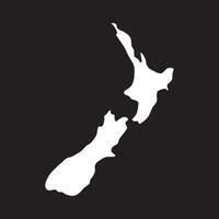 New Zealand Map Icon design. vector