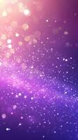 Colorful bokeh effect with vibrant purple and pink shades creating a dreamy atmosphere in an abstract setting photo