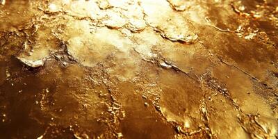 Reflective golden surface showcasing intricate texture and shimmering details under natural light during daylight hours photo
