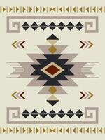 Navajo pattern design. Native American style. Can be used in fabric design for clothing, textile, background, wallpaper, embroidery, print vector