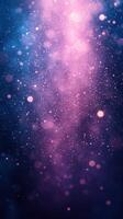 Vibrant explosion of colors with sparkling particles in a dreamy background photo