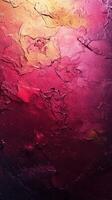 Colorful abstract texture resembling smooth stone with shades of purple and red hues in warm light photo