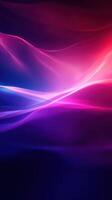 Colorful light waves create an abstract visual display in a dynamic digital art environment photo