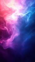 Colorful abstract swirls in vibrant pink and blue tones create a mesmerizing visual effect in a digital artwork photo
