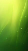 Vibrant green abstract background with soft waves and gentle sparkles creating a serene atmosphere photo