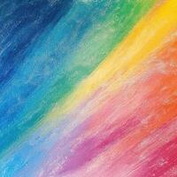 Colorful gradient artwork showcasing vibrant hues blending together on a textured surface photo