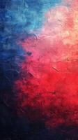 Vivid abstract texture with shades of blue and red creating a dynamic visual experience in artistic expression photo