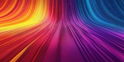 Colorful wavy patterns create a vibrant backdrop with shimmering effects and dynamic hues photo