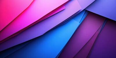 Colorful layers of paper in various shades create a vibrant backdrop for creative projects and artistic endeavors photo