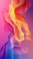 Colorful swirling abstract patterns create vibrant visuals in a modern digital artwork showcasing motion and fluidity photo