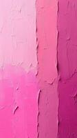 Textured wall in various shades of pink showcasing an artistic design for interior decor inspiration photo