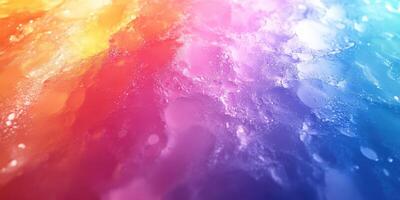 Colorful abstract background with a smooth gradient and bubble texture reflecting light in vibrant hues photo