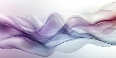 Colorful abstract design with flowing waves in soft pastels at sunset photo