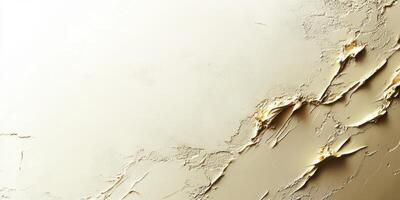 Abstract textured wall in a soft beige hue with subtle imperfections creating depth and visual interest photo