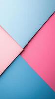 Colorful geometric shapes arranged in a vibrant pattern on a flat surface photo