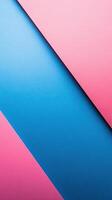 Colorful geometric background showcasing vibrant pink and blue angles in modern design photo