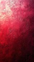 Abstract textured red surface with shades and depth for artistic exploration photo
