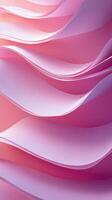 Soft pink waves create a serene and calming abstract background for creative projects and digital art photo