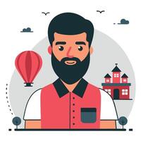 Conceptualizing an Art Illustration with Creative Exploration vector