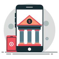 Innovative Mobile Banking Making Transactions Effortless from Anywhere vector
