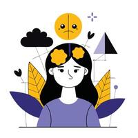 Illustrative Representation of Mental Health and its Various Facets vector