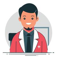Conceptual Illustration of a New Employee Embracing Opportunities vector