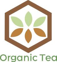 Eco-friendly hexagon box with botanical leaf patterns vector
