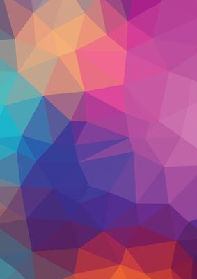 Rainbow Triangle Pattern Background Illustrations