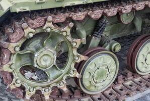 Undercarriage of the tank photo