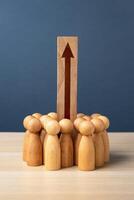 Cooperation and high productivity potential. Productive team. Collaboration, high efficiency, teamwork dynamics, innovation, achieving outstanding results together. photo