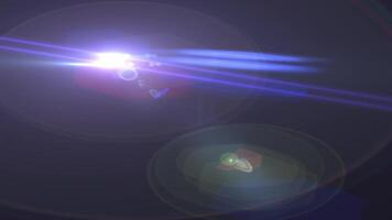 Abstract Light Flare And Optical Glow Effect video