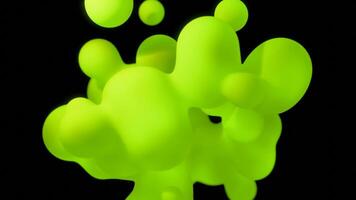 Mesmerizing Green Lava Lamp Loop - Hypnotic Animated Background video