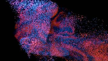 Colorful Particle Loop - Dynamic Animated Background video