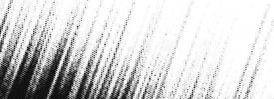 Grunge halftone scratch line background. Fading grit noise texture. Dotted pop art sand wallpaper. Retro diagonal pixelated stripe backdrop. Anime or manga style comic overlay. Slanted surface vector